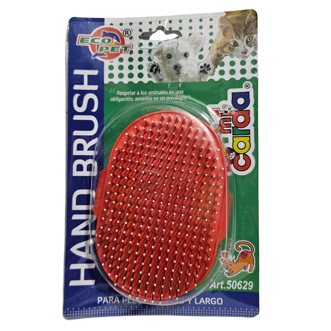 Pet hand brush discount